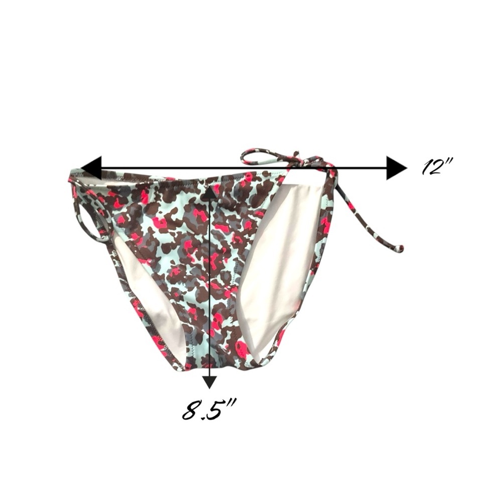 Victoria‎ Secret Abstract Blue Print String Bikini Bottom SZ S Women Sexy Beach - Picture 13 of 13